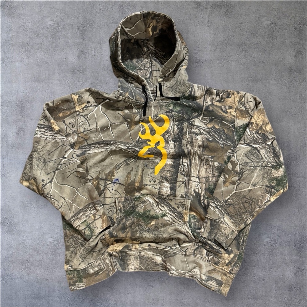 Browning Kids Camo Jacket with Yellow Accent